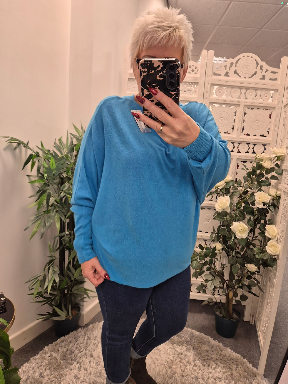 Thumbnail: The Blanca Batwing Jumpers - Size 2 - 14 to 18 SALE NO RETURN 