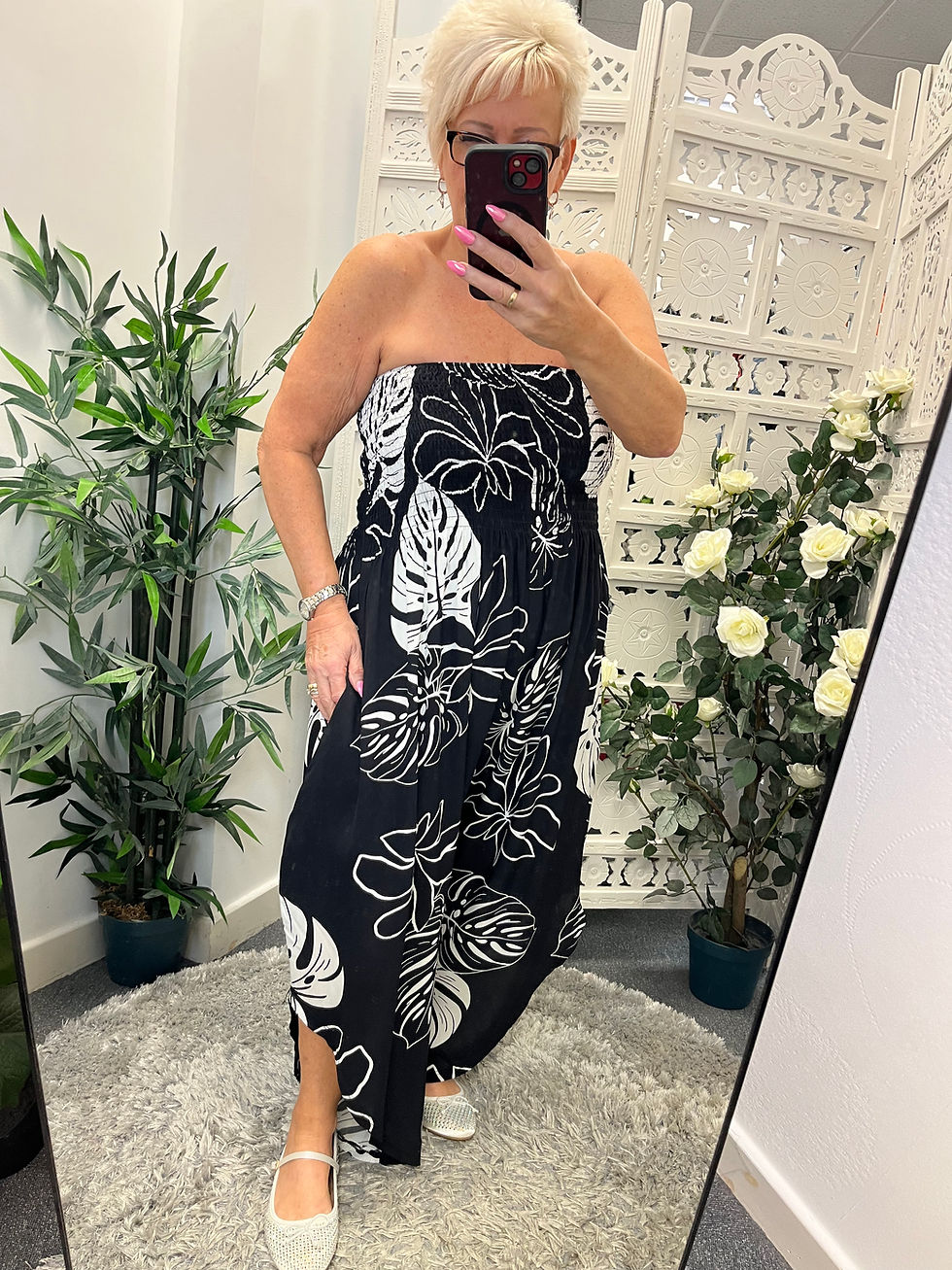 Thumbnail: The Tropical Leaf Jumpsuit  - 10 to 18