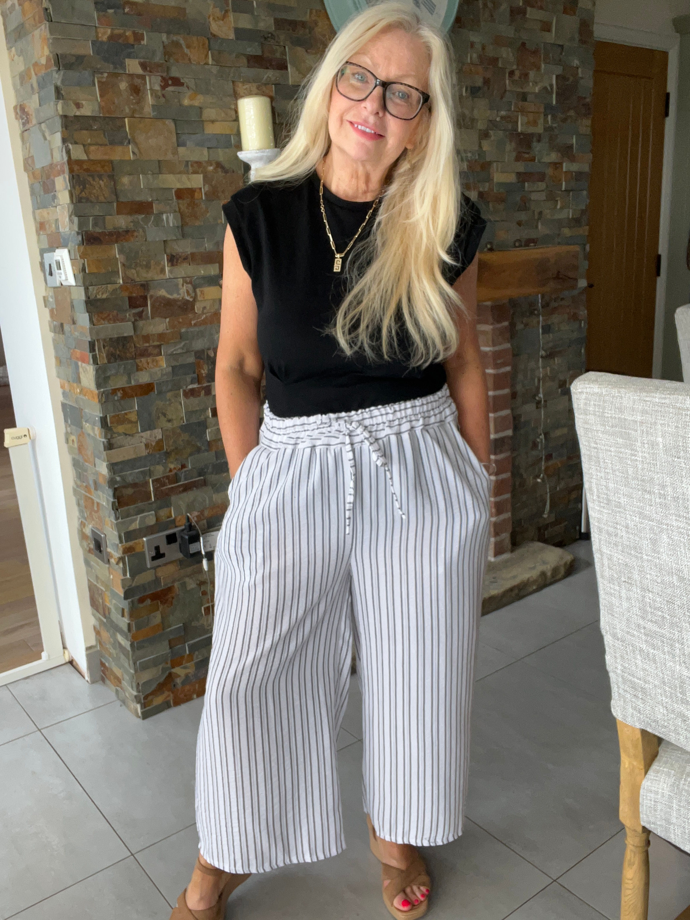 The Oxford Striped Culottes - 10 to 14/16