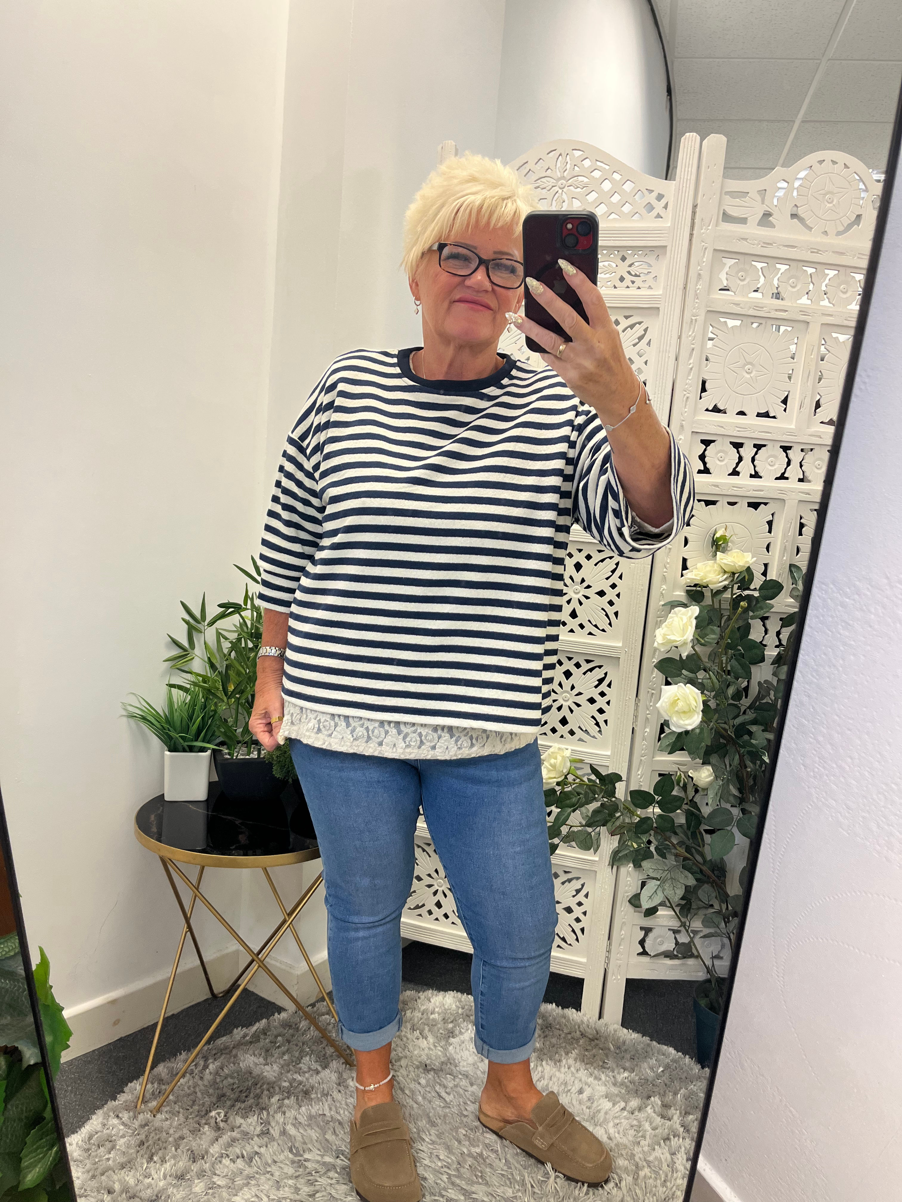 The Trudy Stripe Jumper - Fits 10 to 18 - SALE NO RETURN