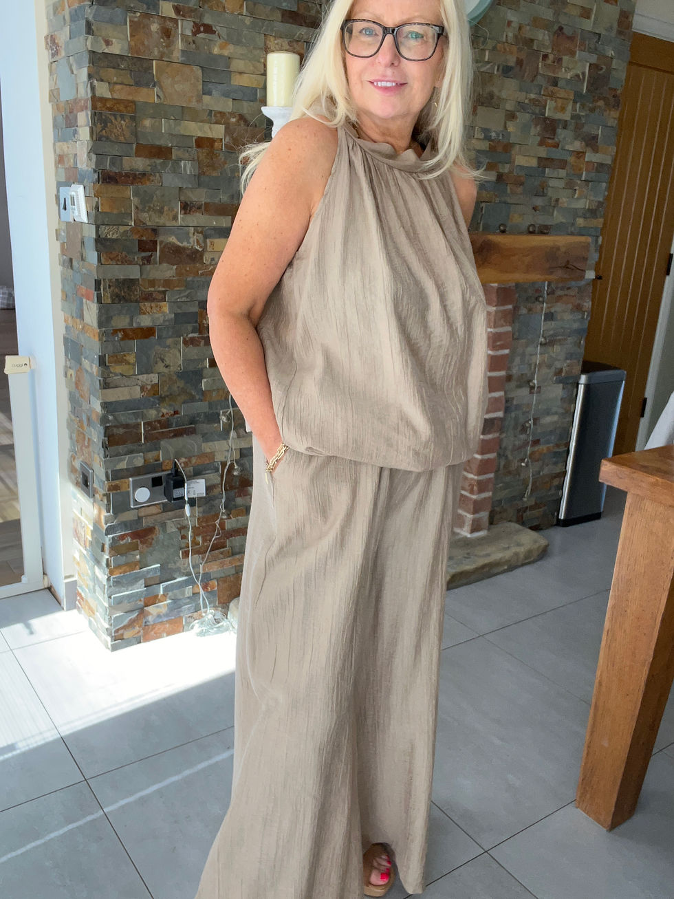 Thumbnail: The Naples Co-Ord Set - 8 to 16 - Mocha 