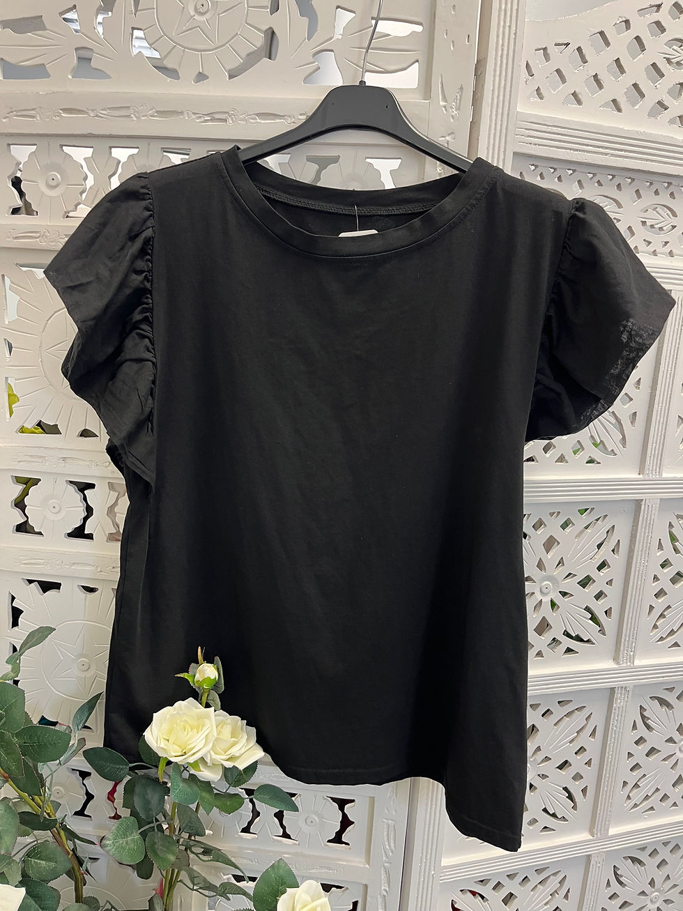 Thumbnail: The Peggy Puff Sleeve Tee - 8 to 14 SALE NO RETURN 