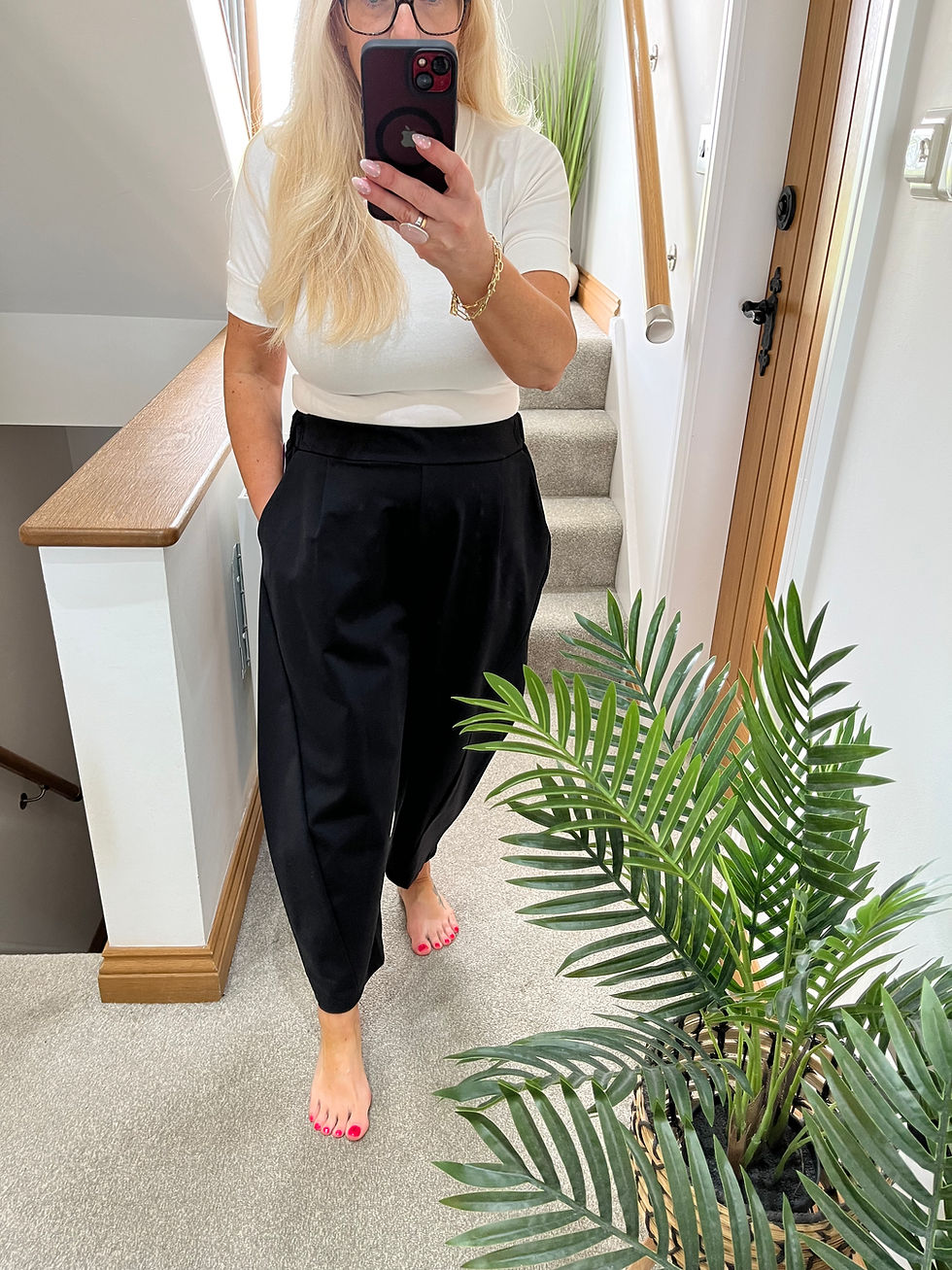 Thumbnail: The POSH Barrel Leg Joggers - 10 to 16/18