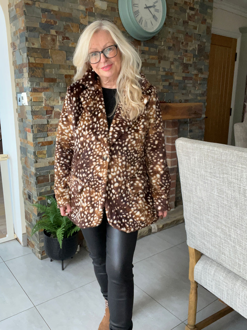 Thumbnail: The Bambi Faux Fur Blazers  - Fits 10 to 14