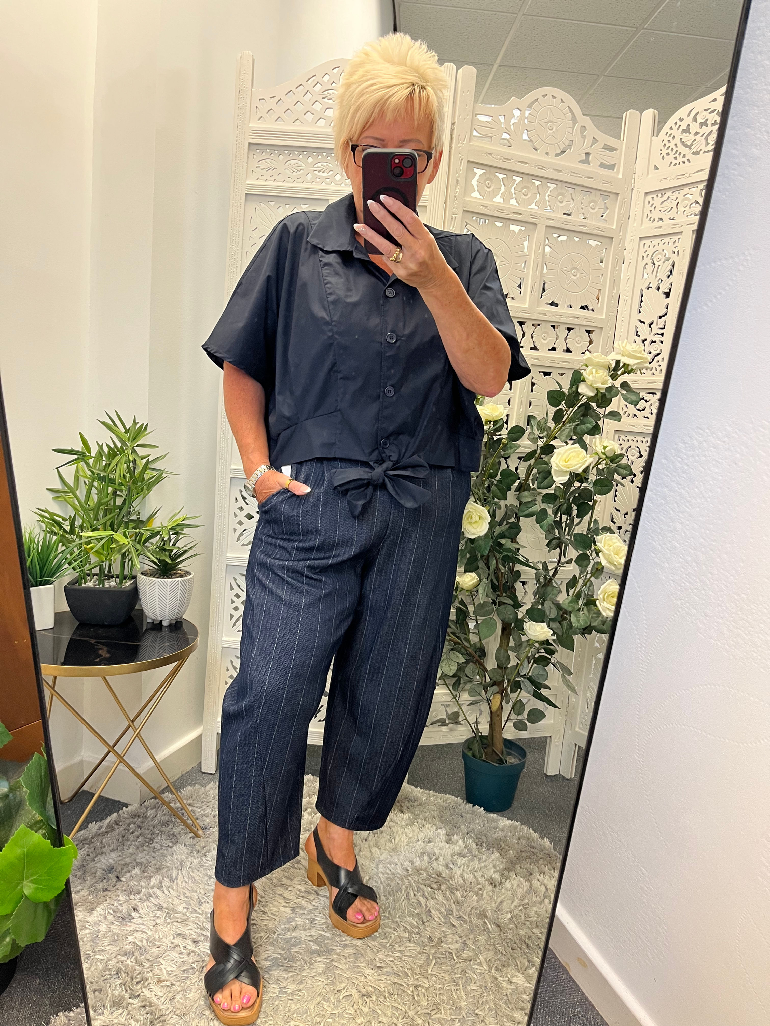 The Cora Cropped Shirt - Fits 12 to 16