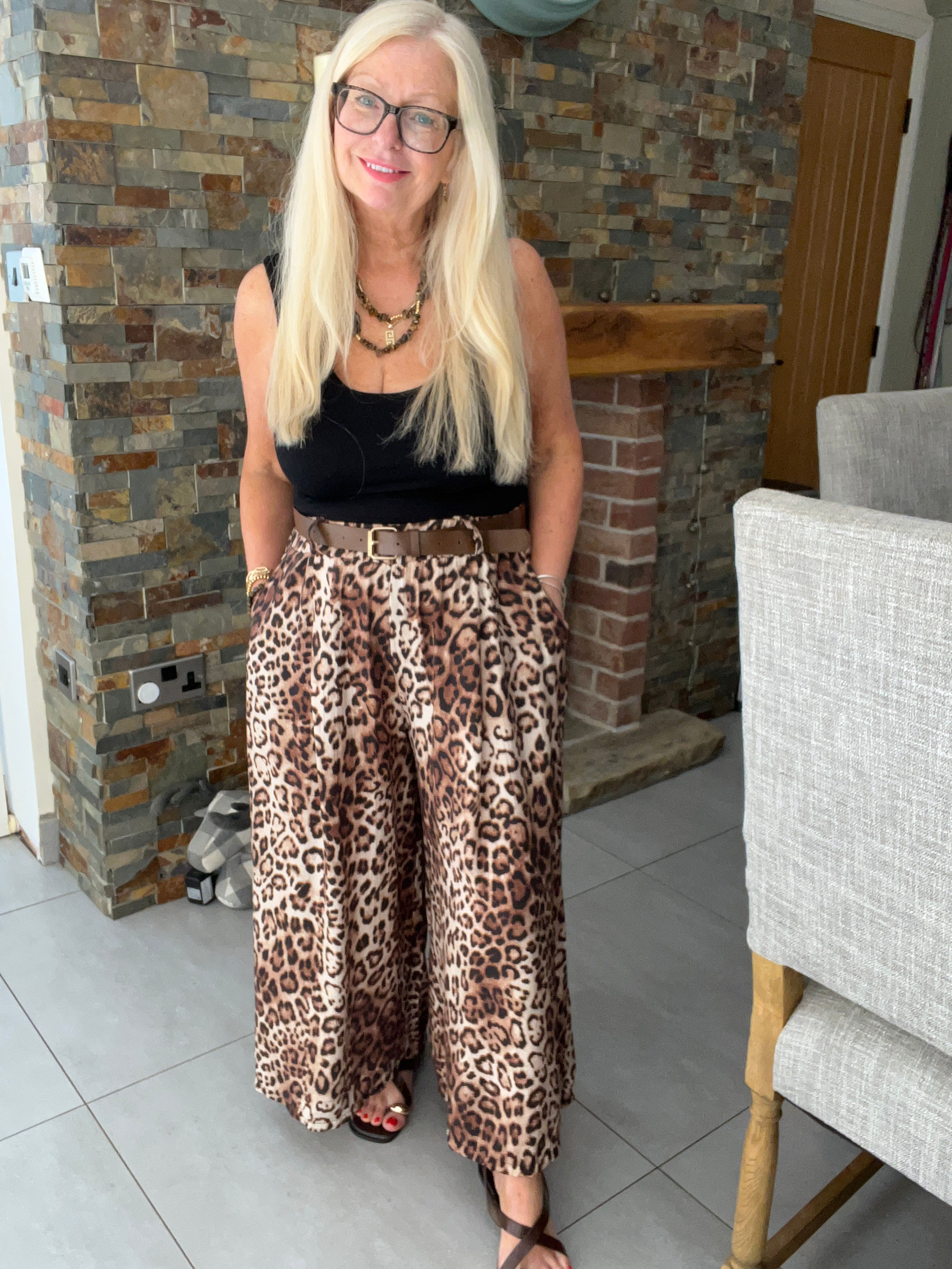 The Lara Leopard Wide Leg Culottes - 10 to 16