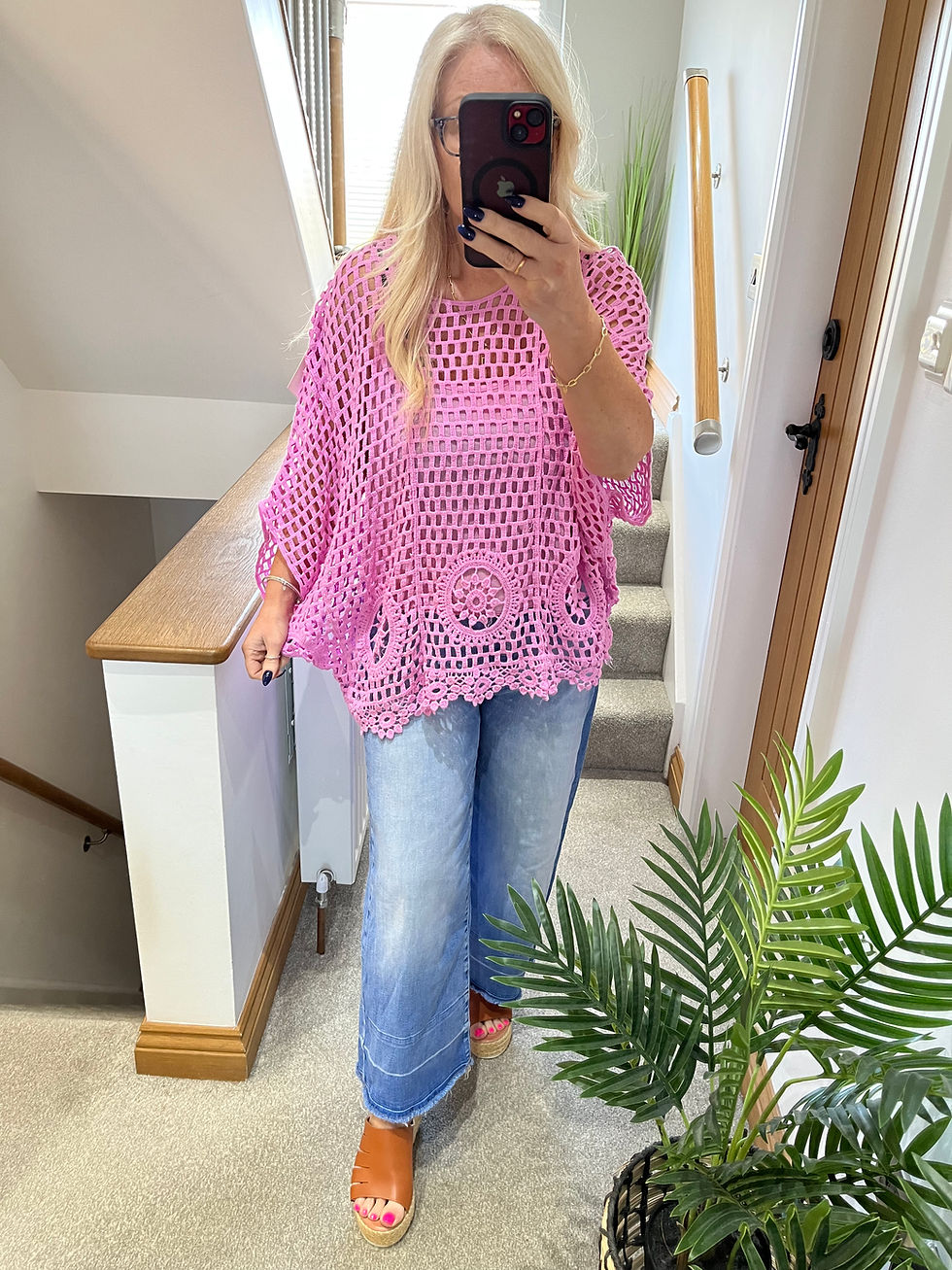 Thumbnail: The Cilla Crochet Tops - 10 to 16