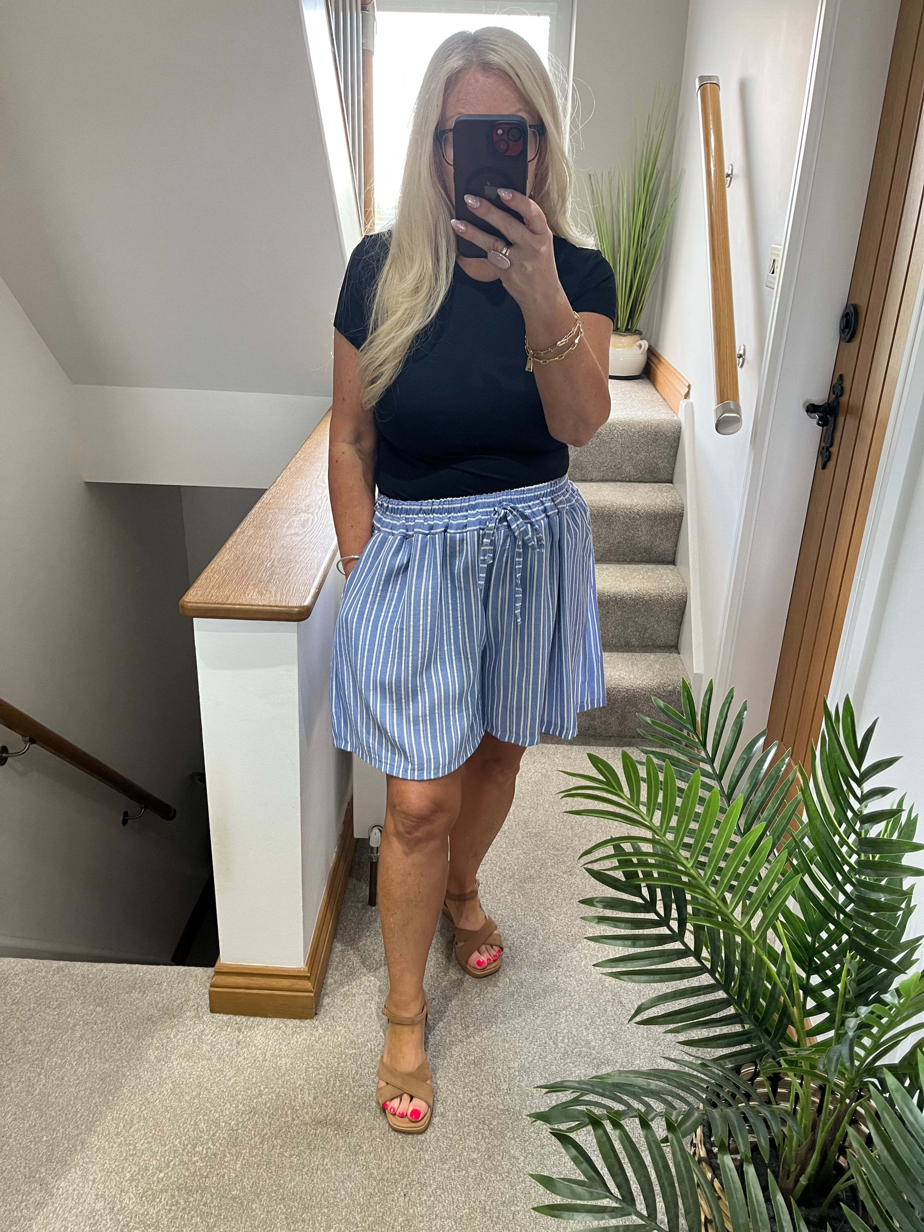 The Oxford Striped Shorts - 14 to 20
