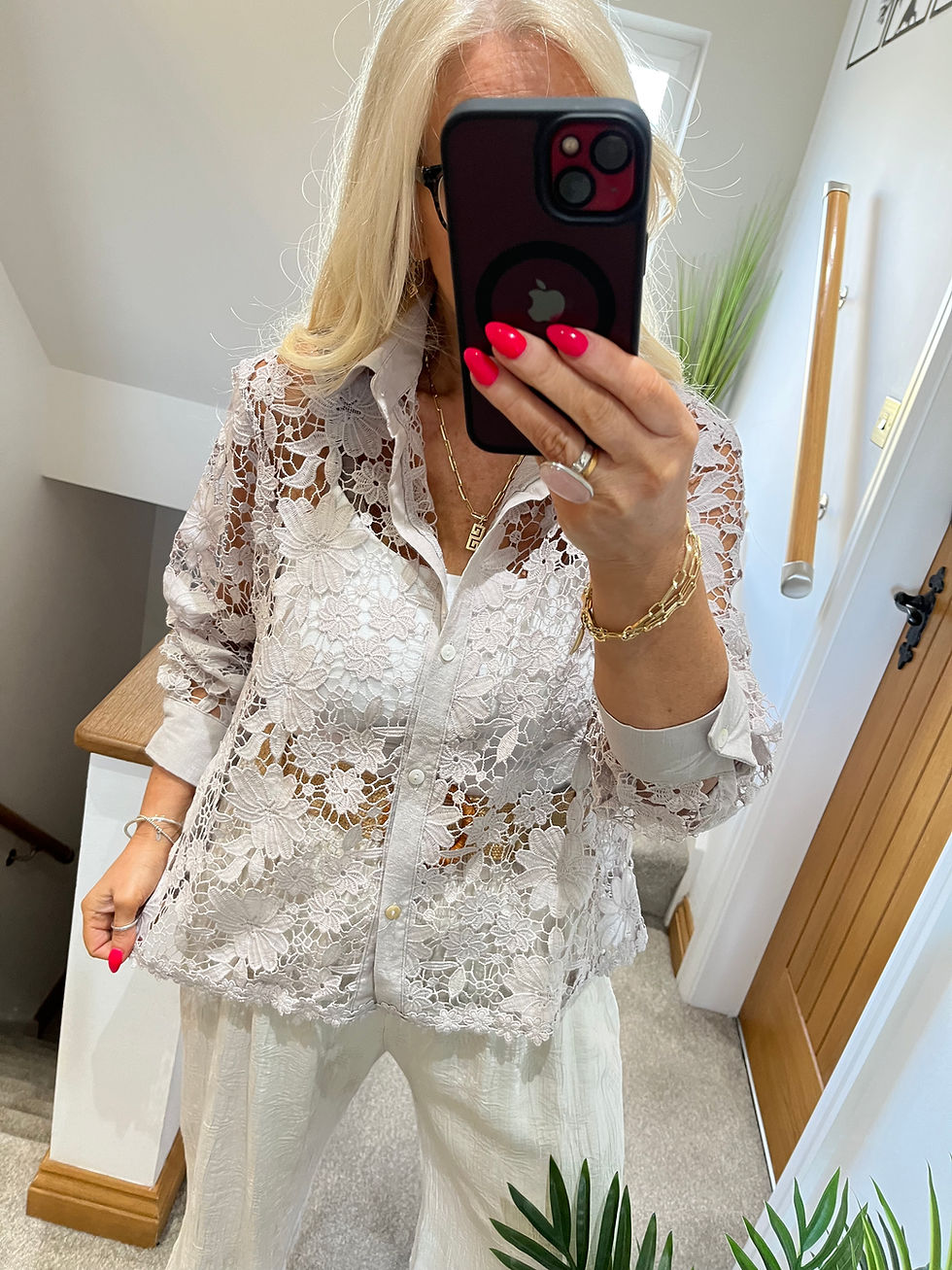 Thumbnail: The Clover Lace Shirt - 10 to 16