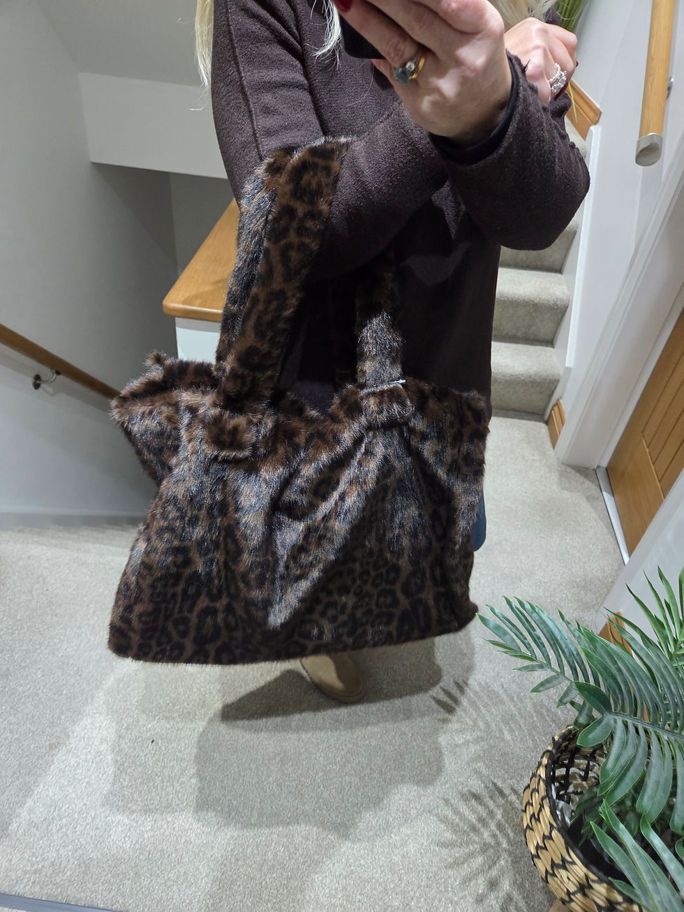 Thumbnail: The Leopard Print Faux Fur Bucket Bags 