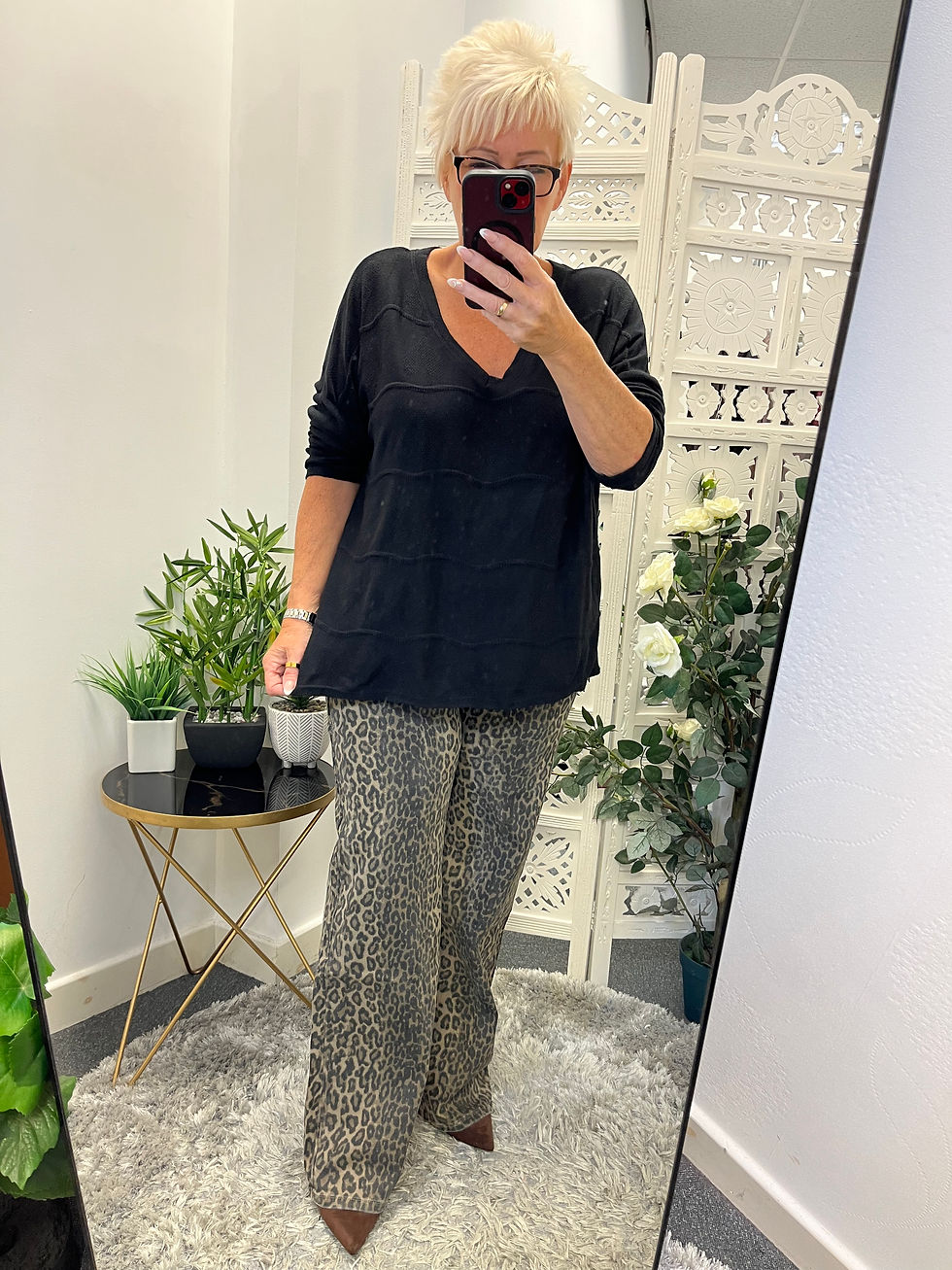 Thumbnail: The Helena Heart Jumper - Best Fits Size 14 to 20