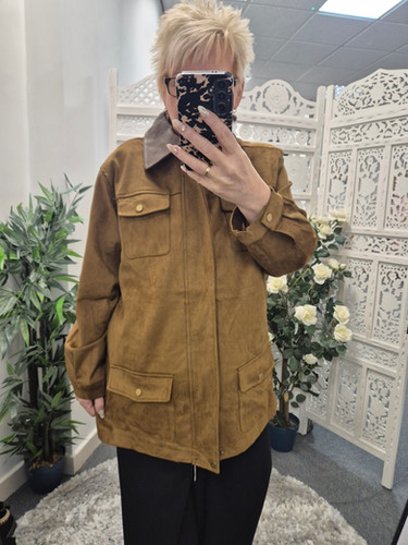 The Cotswold Faux Suede Jackets - Size 2 - Fits 18/20