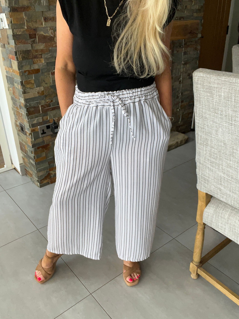 Thumbnail: The Oxford Striped Culottes - 10 to 14/16