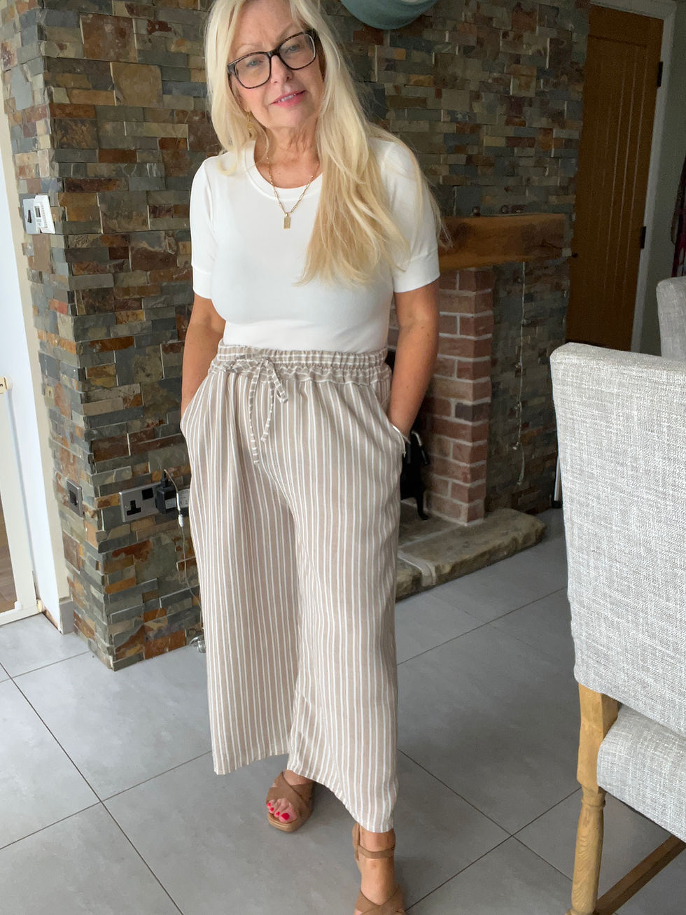 Thumbnail: The Oxford Striped Culottes - 10 to 14/16