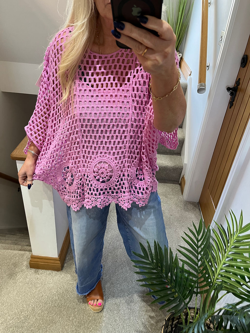 Thumbnail: The Cilla Crochet Tops - 10 to 16