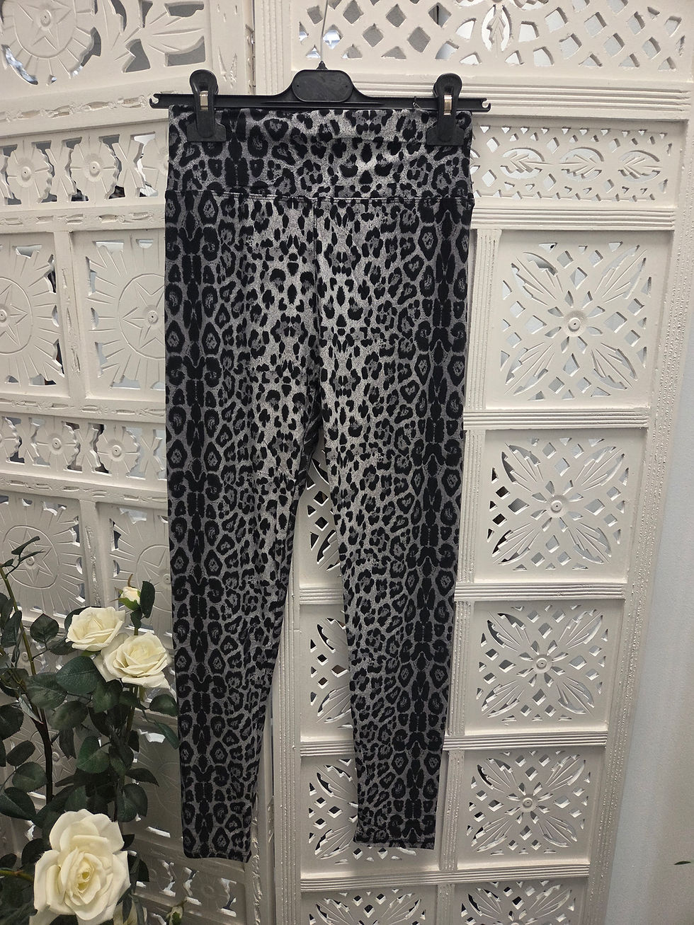 The Grey Leopard Shaping Leggings - NO RETURN