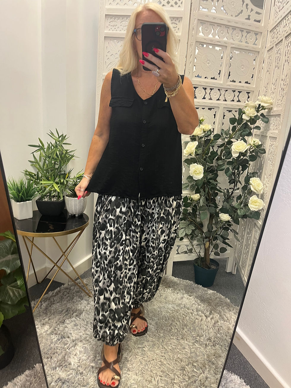 Thumbnail: The Keeley Button Front Tops - Fits 8 to 14