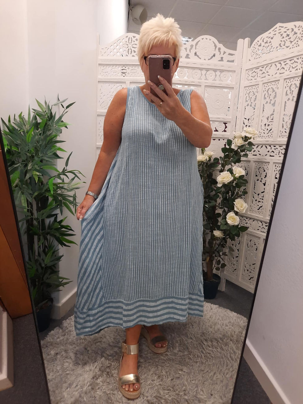 The Kynance Maxi Dress - 16 to 18/20 - SALE NO RETURN 