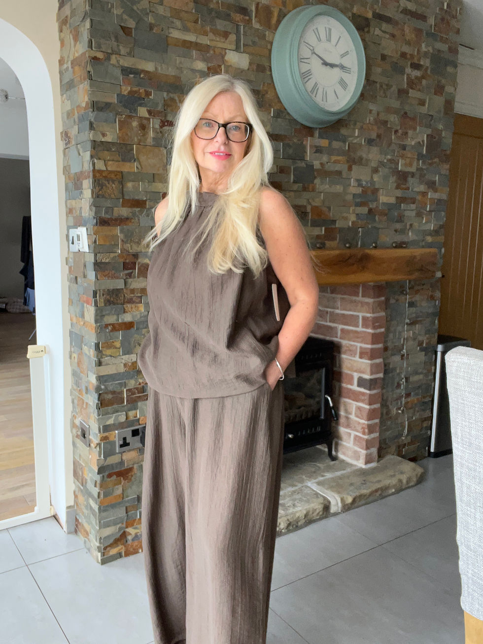 Thumbnail: The Naples Co-Ord Set - 8 to 16 - Chocolate 
