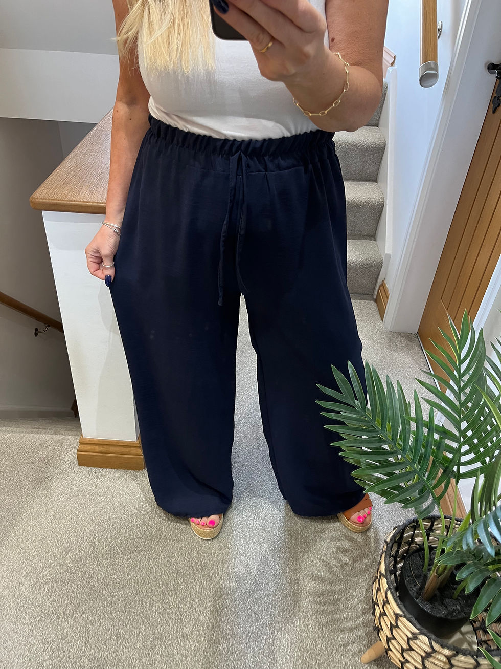 Thumbnail: The Plain Palazzo Trousers  - 8 to 14