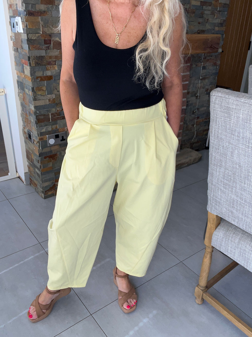 Thumbnail: The POSH Barrel Leg Joggers - 10 to 16/18