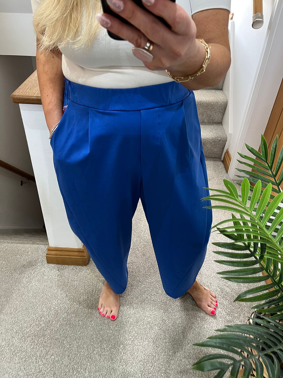 Thumbnail: The POSH Barrel Leg Joggers - 10 to 16/18