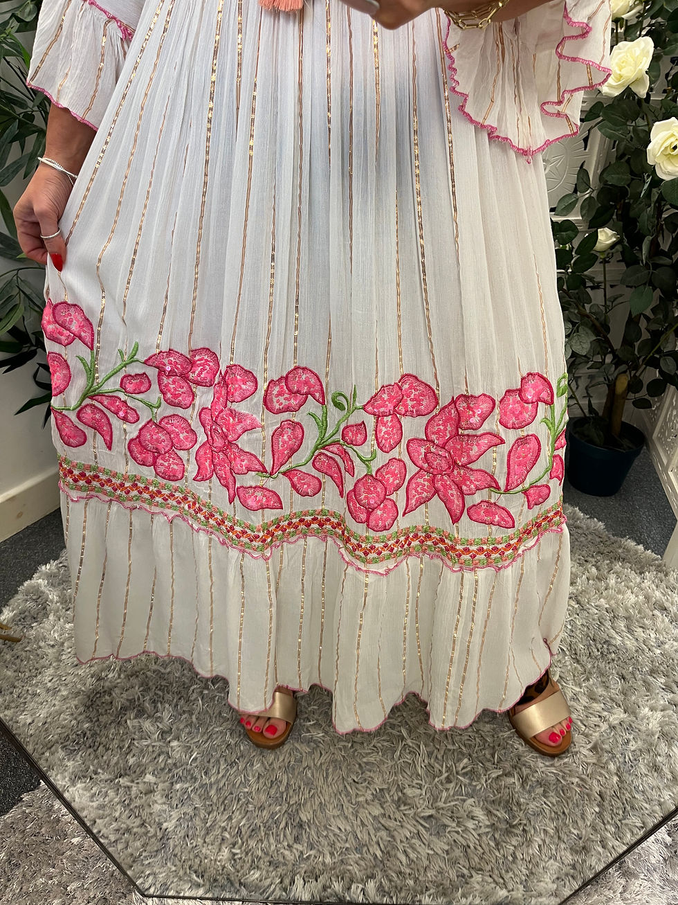 Thumbnail: The Marrakesh Maxi Dresses - Pink - 8 to 16