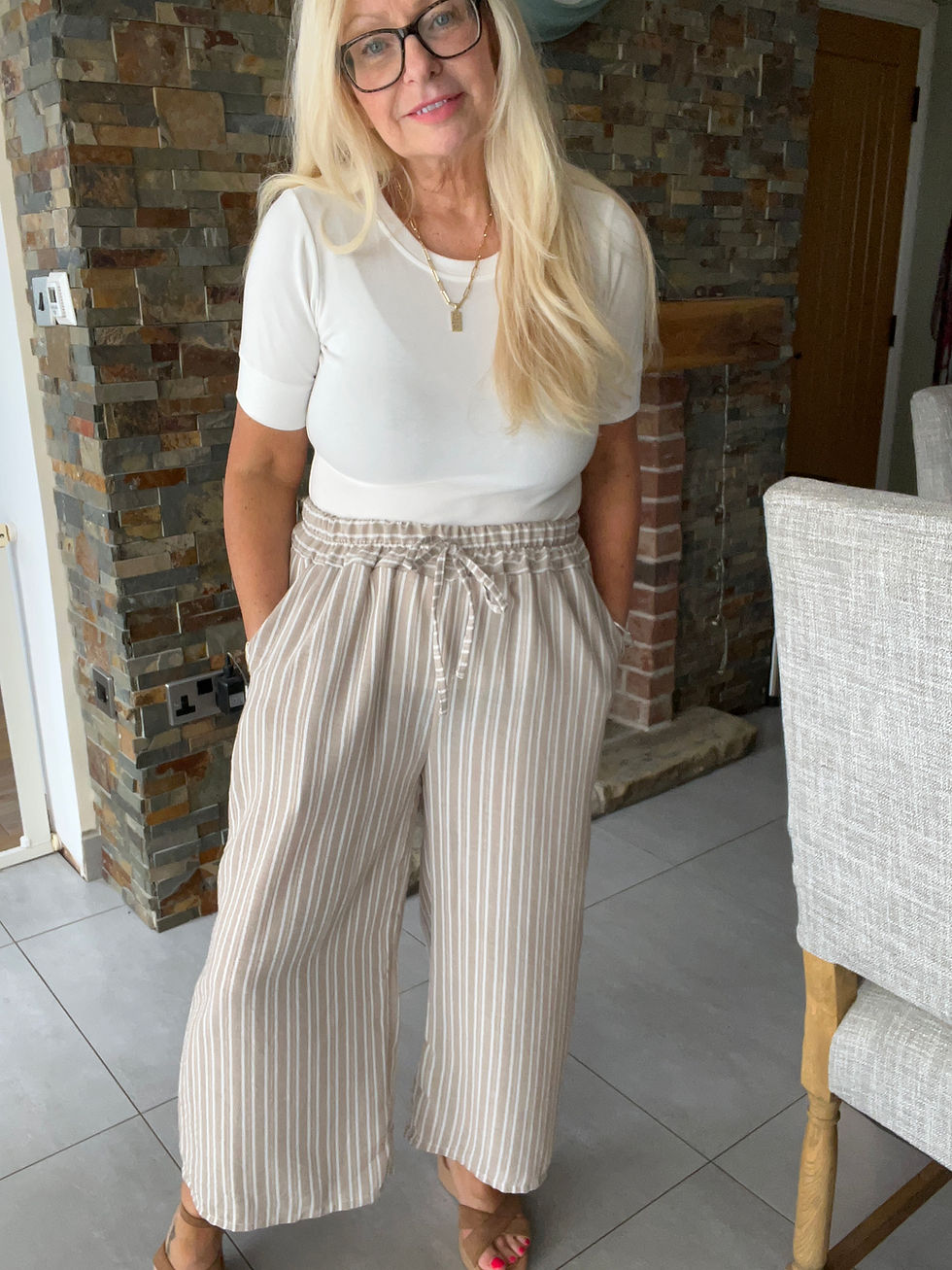 Thumbnail: The Oxford Striped Culottes - 10 to 14/16