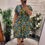 Thumbnail: The Melody Leopard Mock Wrap Midi Dresses - Best Fits Size 14 to 22