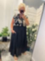 Thumbnail: The Fly Genevieve Sequin Dress  - Black - 12 to 18 