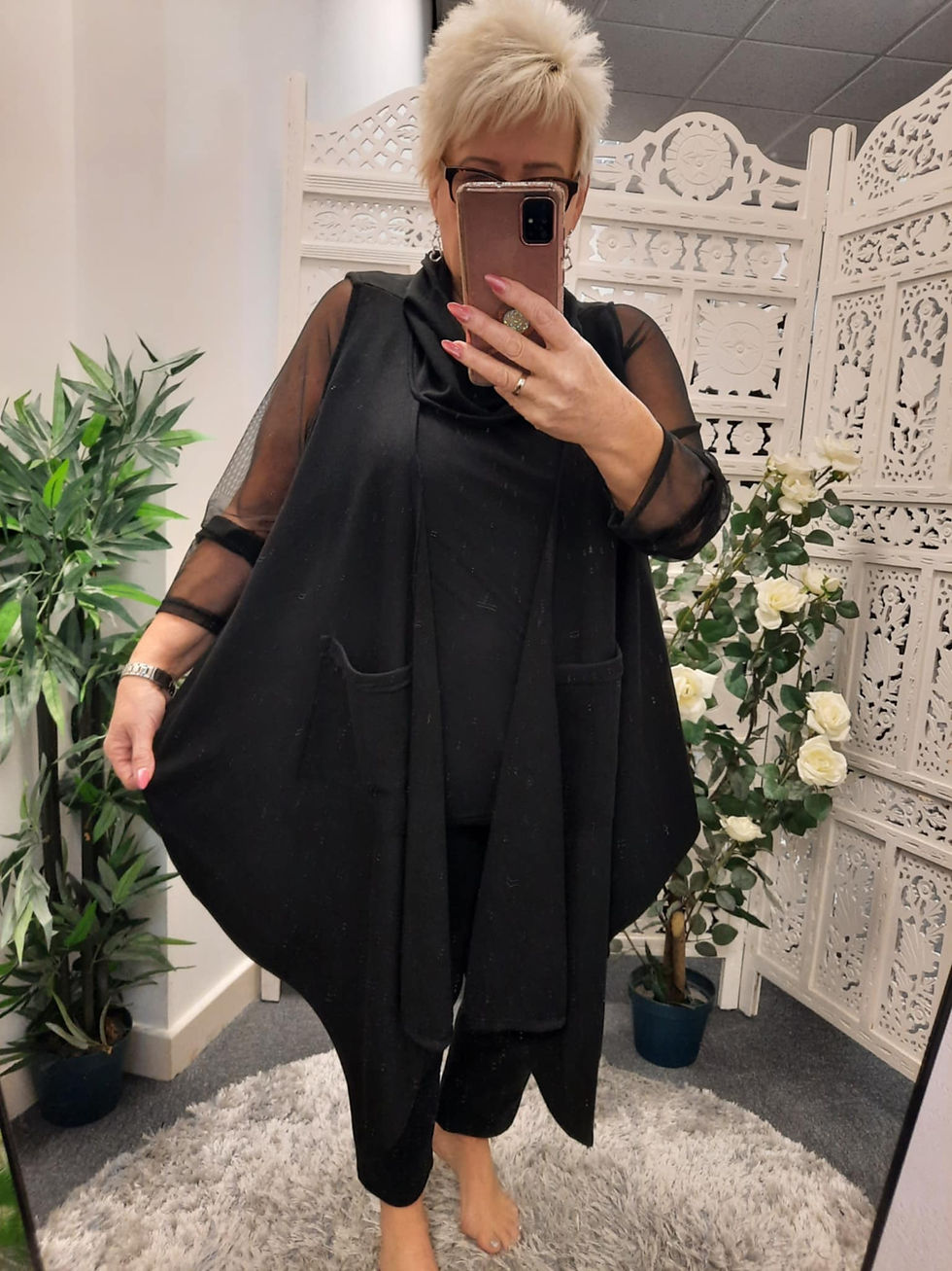 Thumbnail: The Snood Waistcoat - Free Size 10 to 20 - SALE NO RETURN