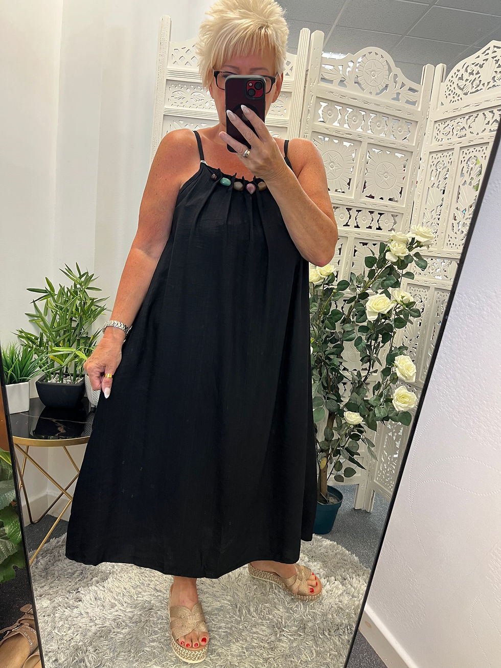 Thumbnail: The Josie Pebble Midaxi Dress - 12 to 18