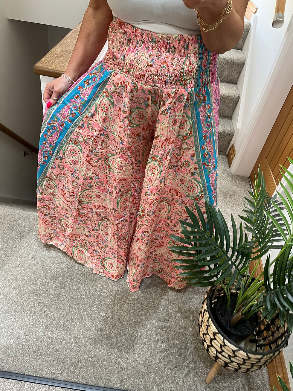 Thumbnail: The Indian Wide Leg Trousers - No.9 - SALE NO RETURN 