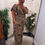 Thumbnail: The Petra Leopard Bardot Jumpsuit -  Best Fits 12 to20