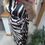 Thumbnail: The Toni Tie Front Zebra Dress - Best Fits 10 to 16 - SALE NO RETURN 