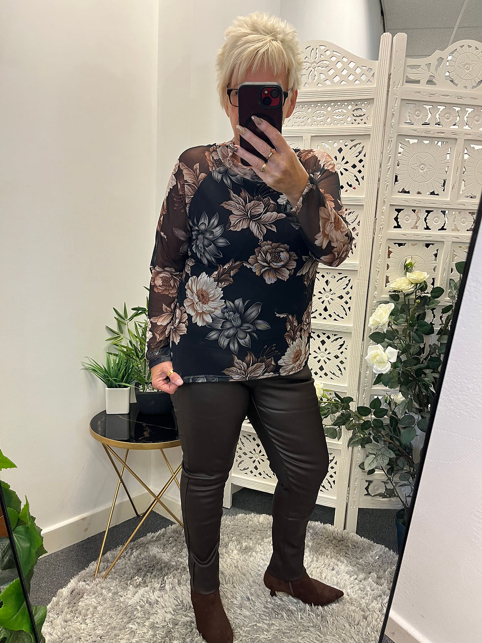 Thumbnail: The Botanical Mesh Tops - Fits 10 to 18
