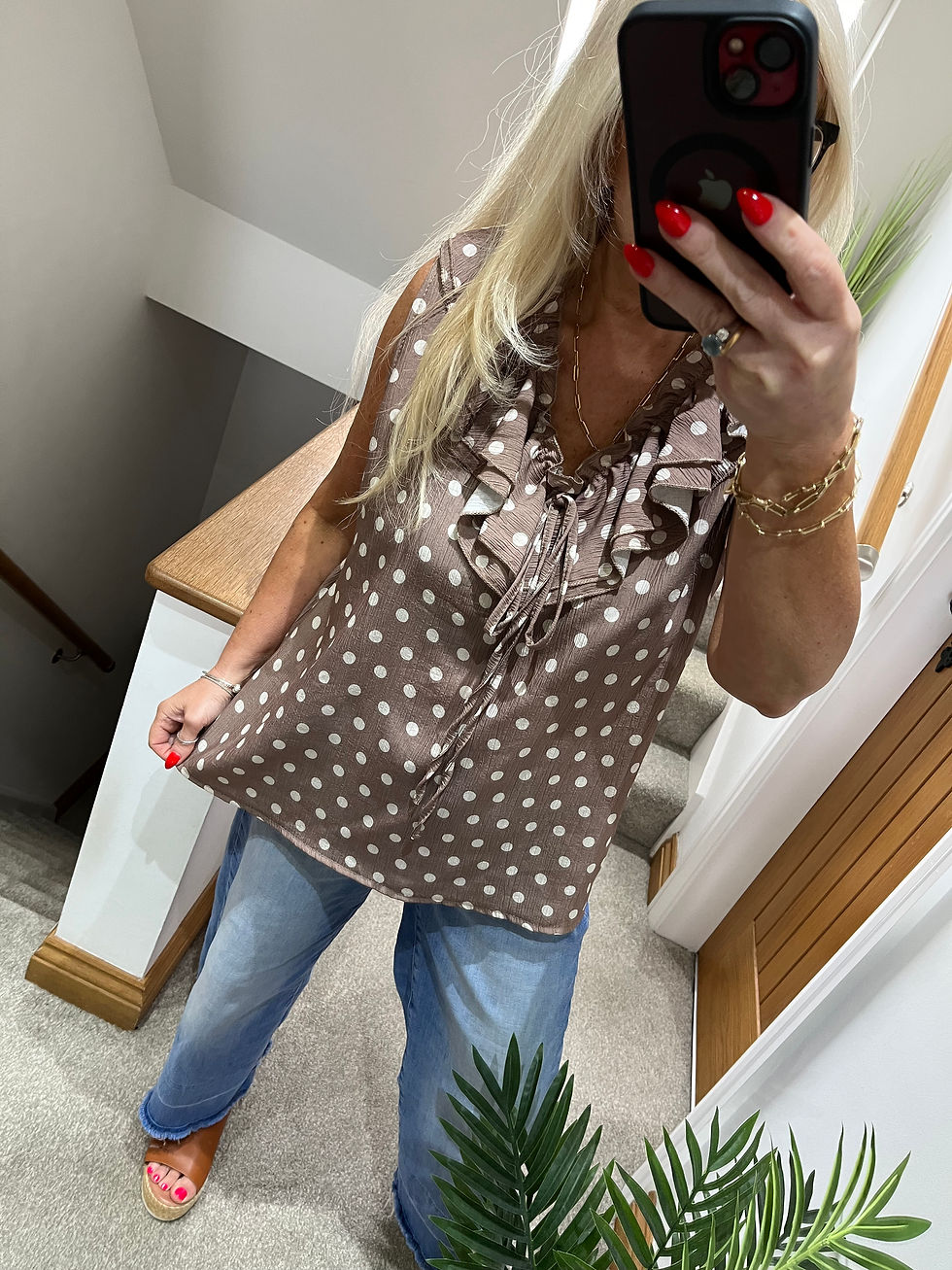 Thumbnail: The Dorothy Dotty Frill Top - 8 to 14