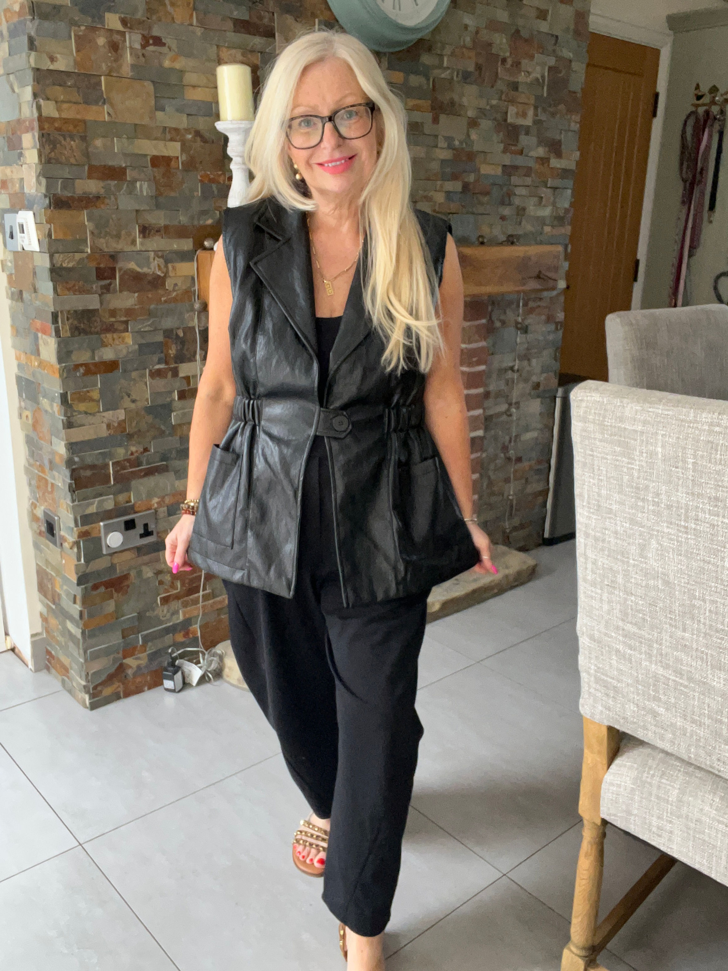 The Faux Leather PU Waistcoats - 8 to 14