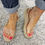 Thumbnail: The Madeira Wedge Sandals - Nude - SALE NO RETURN
