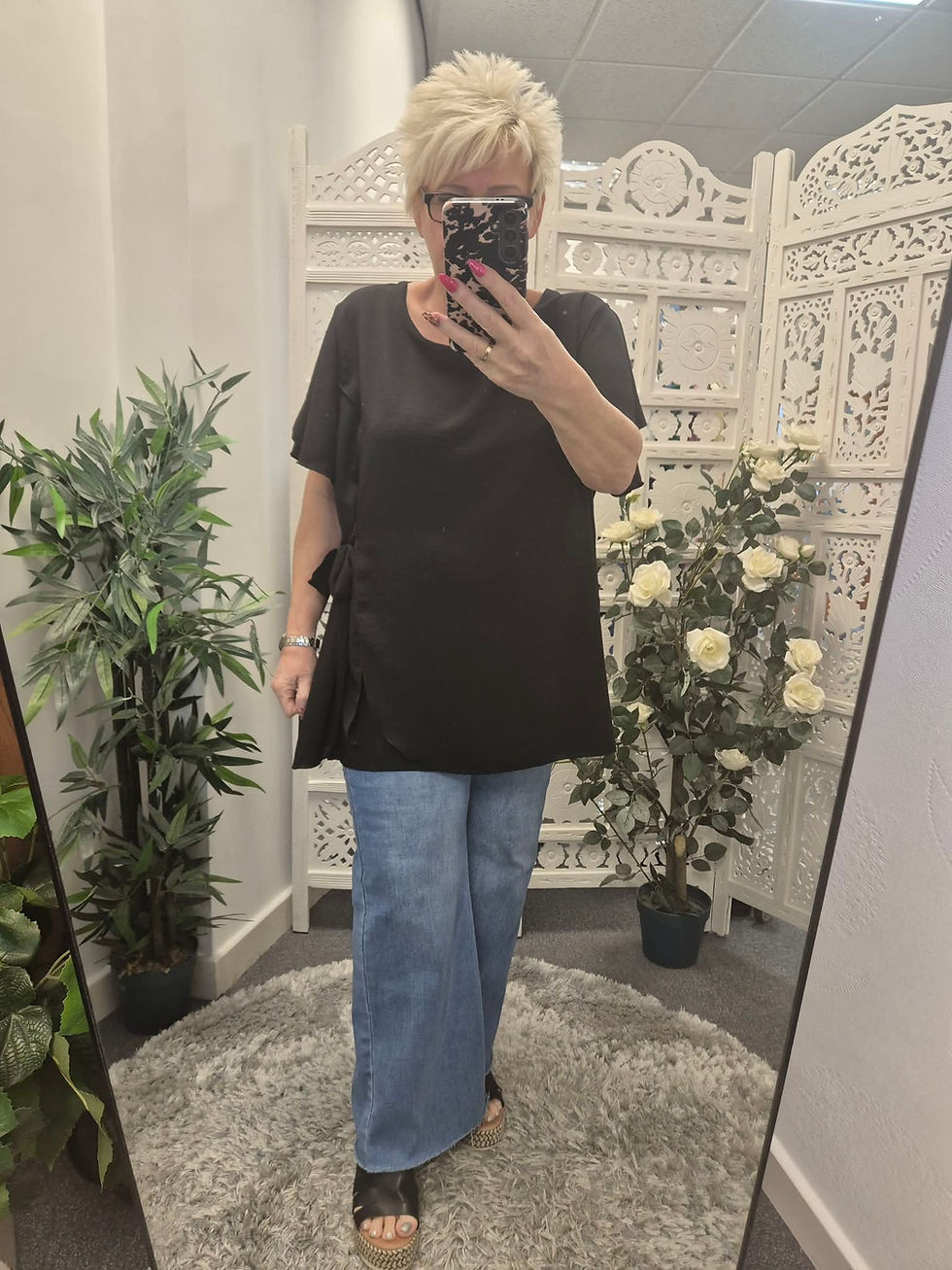 Thumbnail: The Salina Side Tie Tops - 16 to 20 SALE NO RETURN 