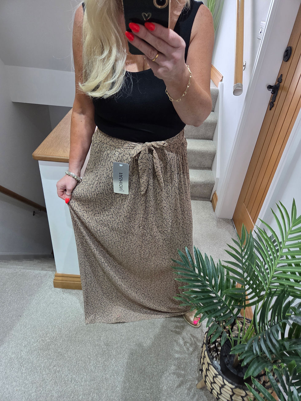 Thumbnail: The Marble Maxi Skirts - 14 to 20 - SALE NO RETURN 