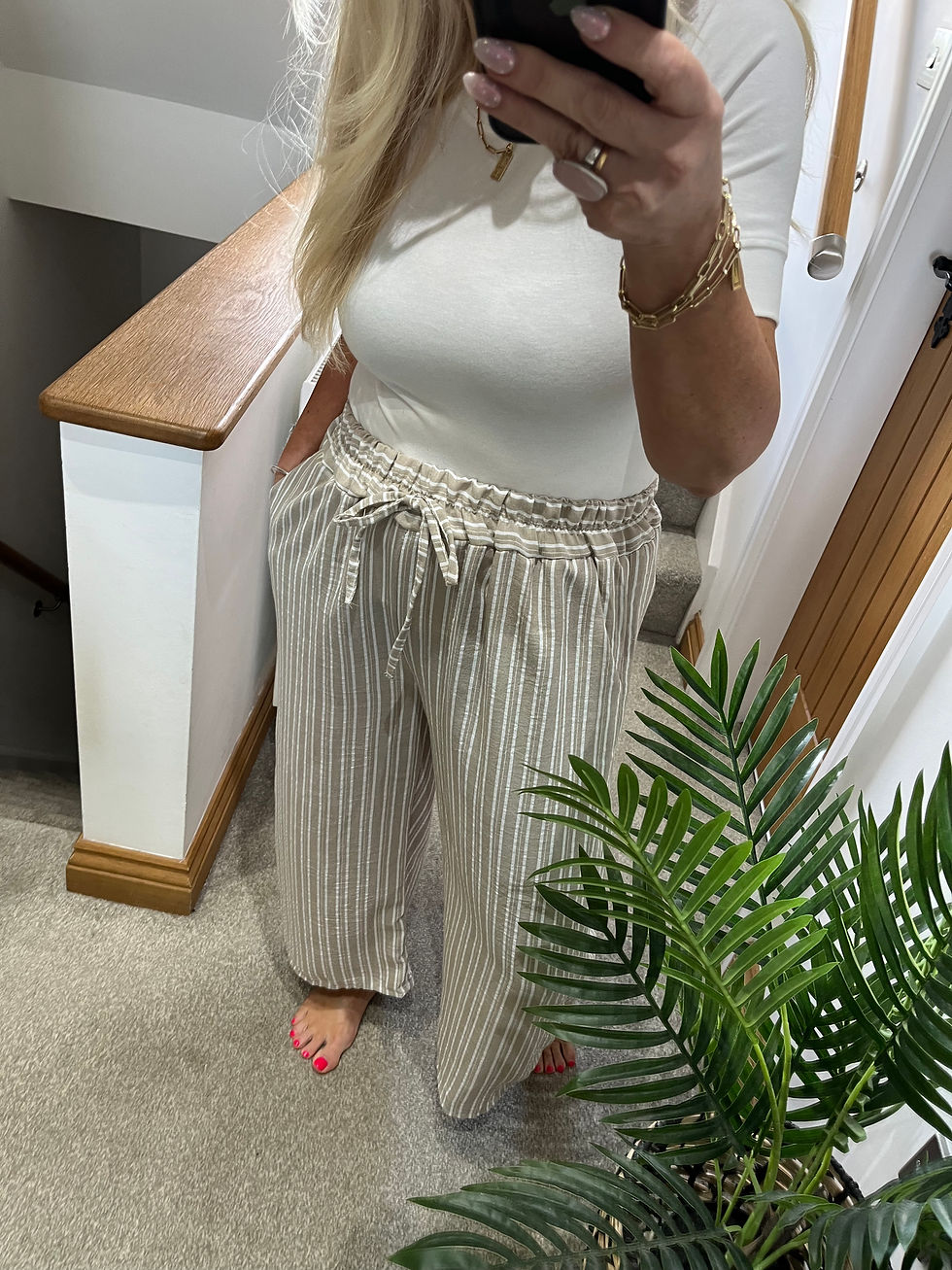 Thumbnail: The Oxford Striped Culottes - 10 to 14/16