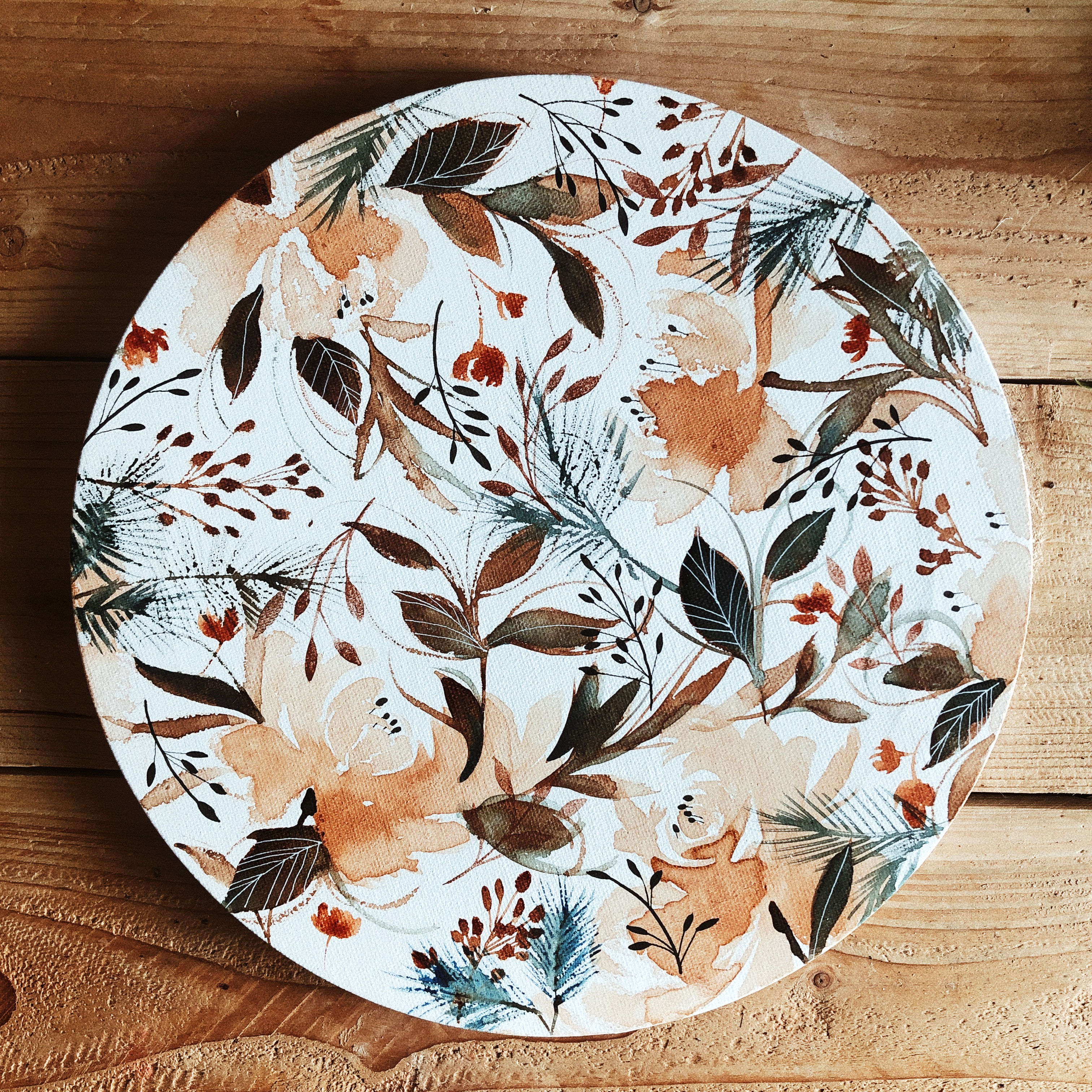 Floral #3 rond /30cm