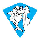 82477 X Kites Color-Me-Kite Shark Kite