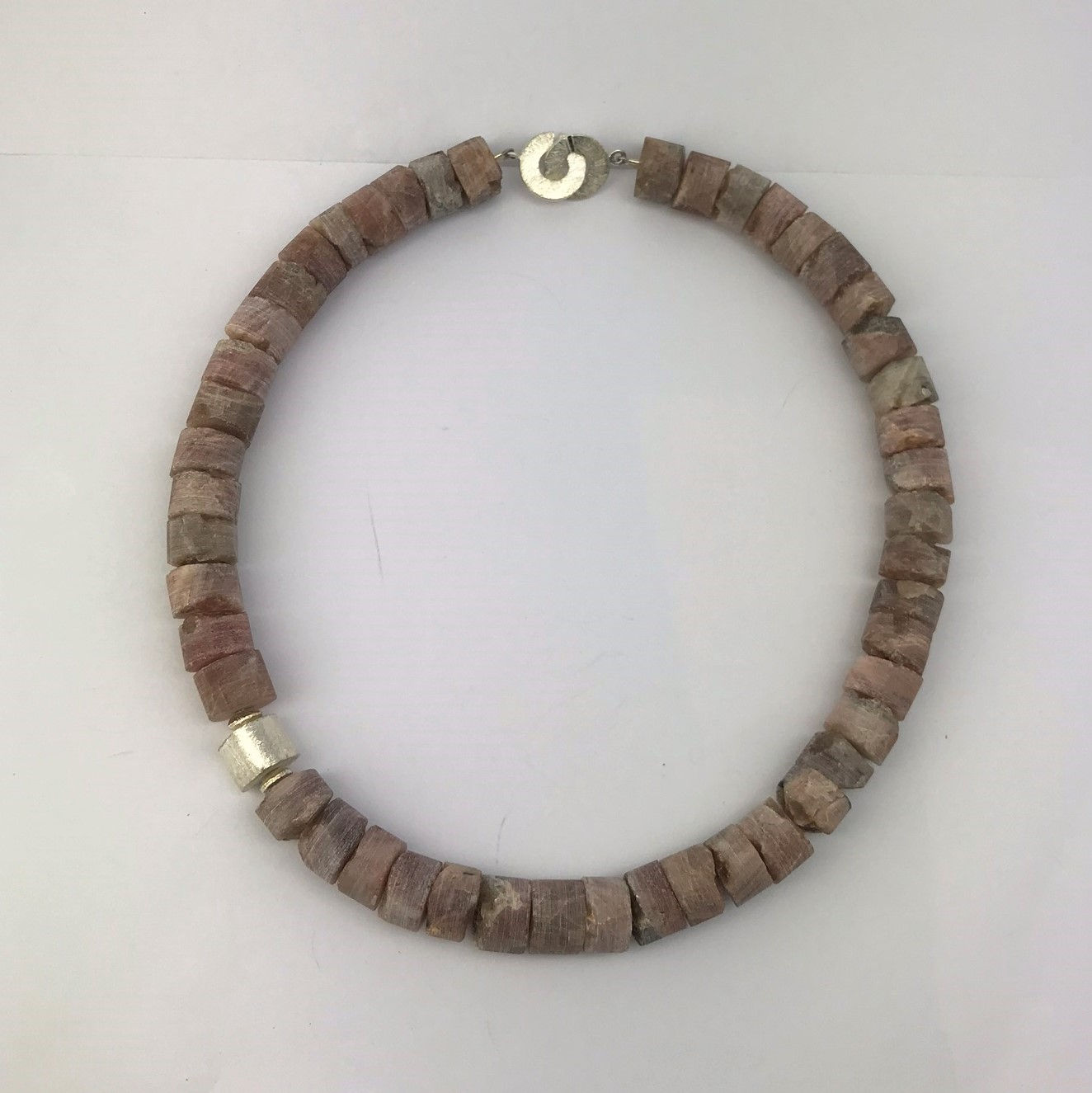 Mondstein mit Silber 925