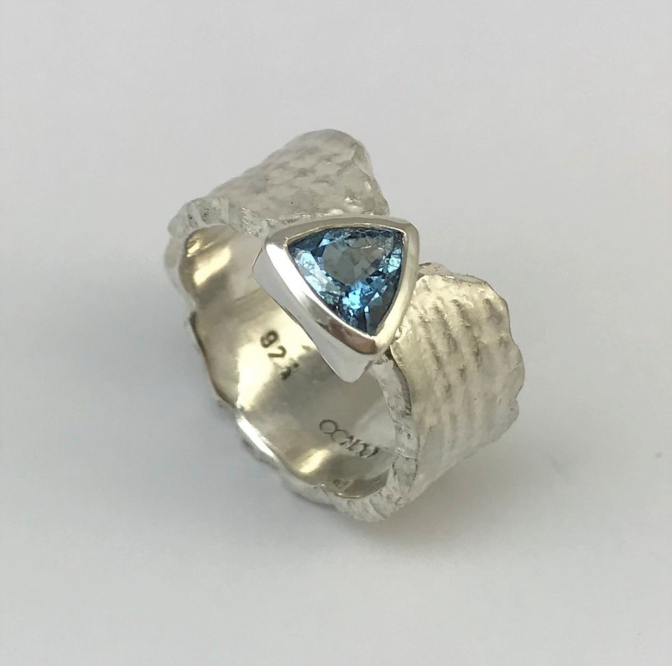 Silber 925 mit Aquamarin