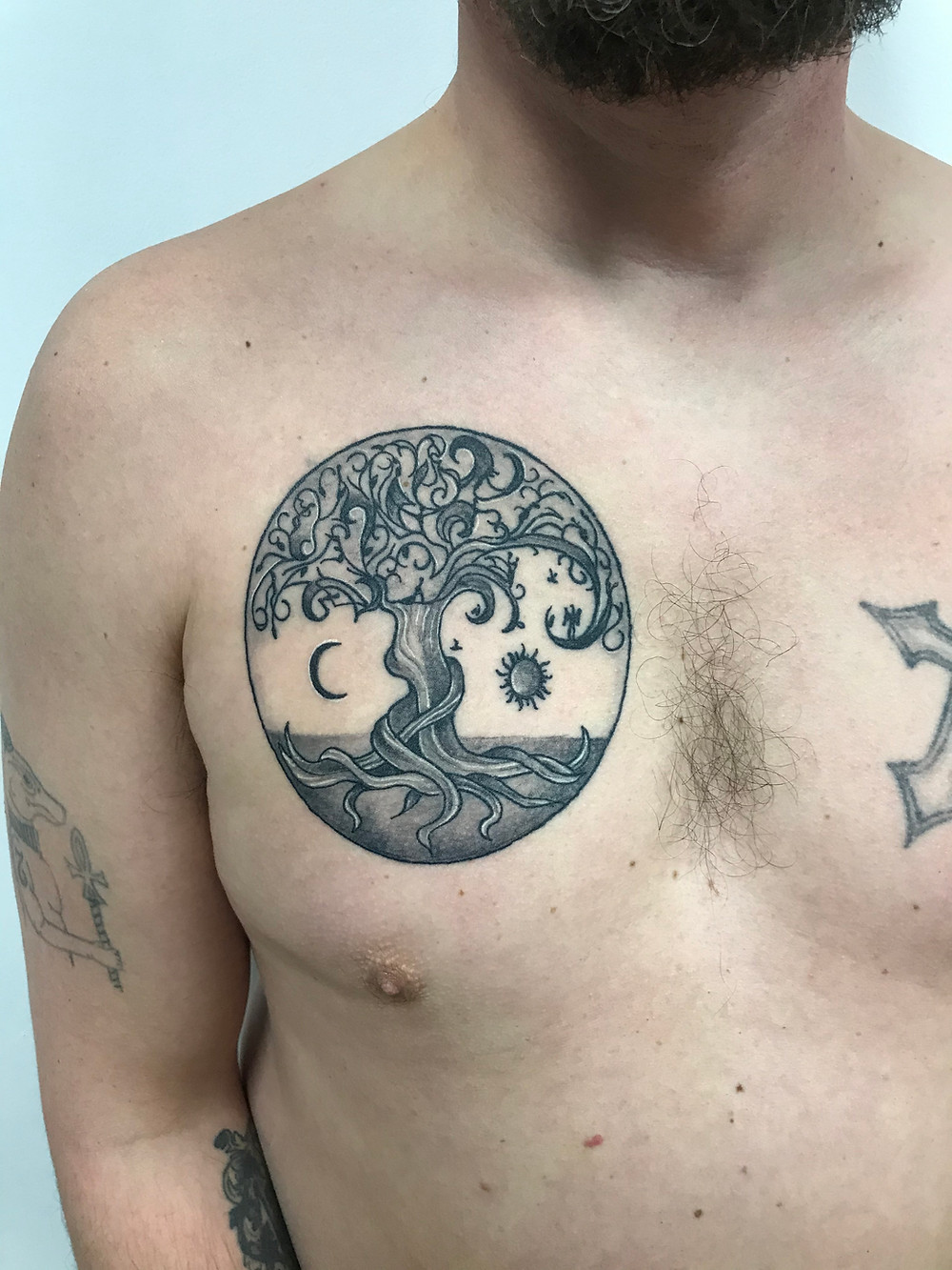 chest tattoo