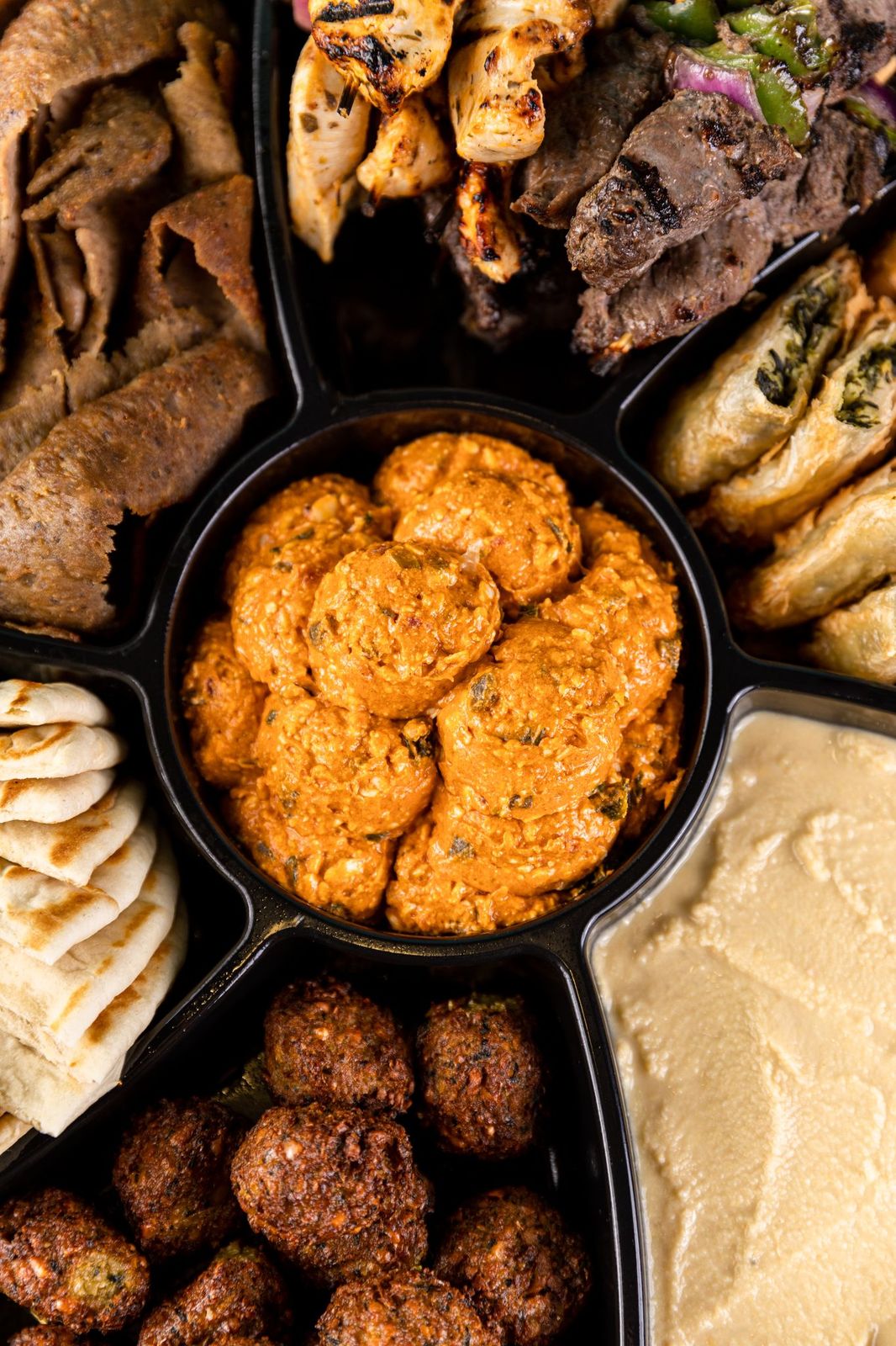 Arranged Food and Objects