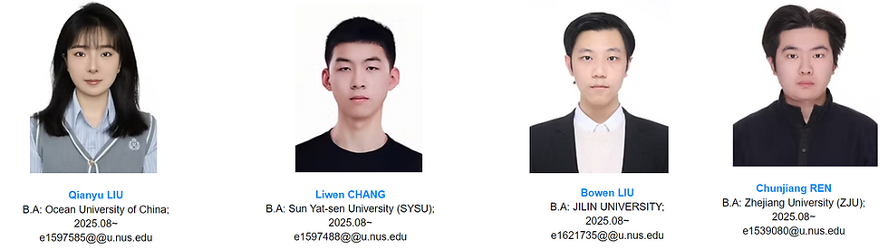 🎉🎉Welcome Our New Master’s Students – August 2025 Intake 🎉🎉