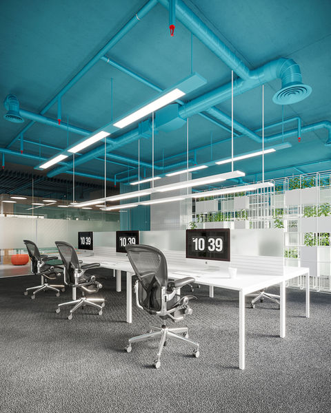 Дизайн інтер'єру головного офісу в Івано-Франківську для IT компанії Epam